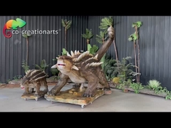 سایز زندگی Animatronic Ankylosaurus شبیه سازی دایناسورها برای جذب ژوراسیک