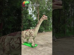 دایناسور Animatronic Jurassic Brachiosaurus ضد آب در اندازه واقعی برای پارک تفریحی
