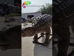 نمایشگاه دایناسور مصنوعی Ankylosaurus CE 5M Animatronic Ankylosaurus For Shopping Mall