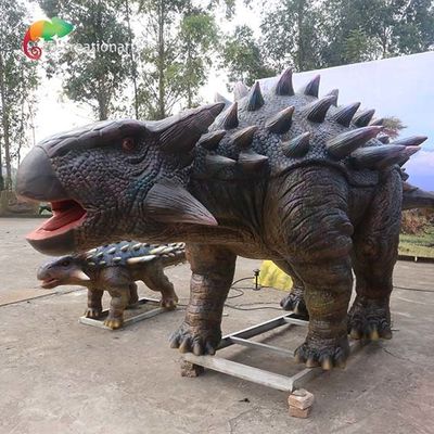 پارک موضوعی ضد آب در اندازه واقعی دایناسور انیمیشن واقعی Ankylosaurus برای پارک تفریحی