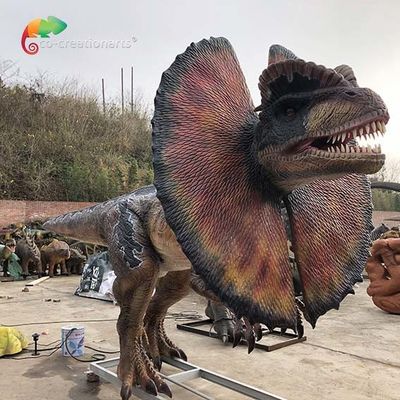 خرید Dilophosaurus انیمیشن Factory اندازه واقعی پارک تفریحی Animatonic دایناسور Dilophosaurus online manufacture
