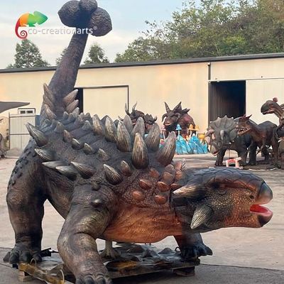 خرید پارک موضوعی اندازه واقعی دایناسورهای انیمیشن Ankylosaurus مدل دایناسور واقعی برای پارک تفریحی online manufacture