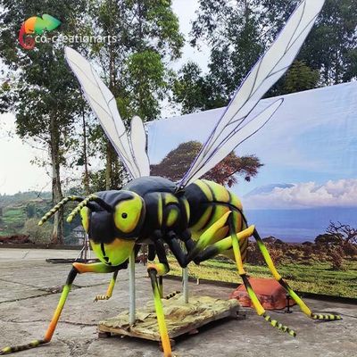 خرید شبیه سازی حشرات انیمیشن مقاوم در برابر آب و هوا 5M Wasp For Botaninal Garden online manufacture
