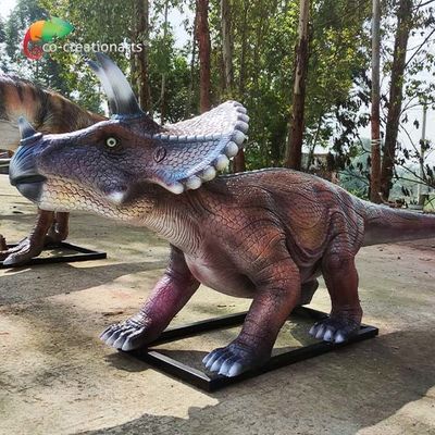 دایناسور فایبرگلاس انیمیشن Triceratops در فضای باز