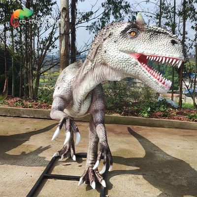 قیمت خوب پارک تفریحی حیوانات فایبرگلاس بزرگ اندازه واقعی Allosaurus انیمیشن سازگار با محیط زیست آنلاین