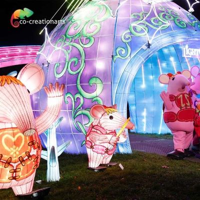 چراغ LED به طول 2 متر فانوس های جشنواره چینی ما برای نمایش کریسمس