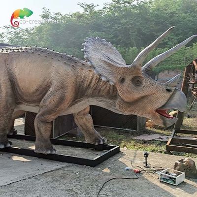خرید دایناسور 7M Dino انیمیشن واقع گرایانه Tricratops بزرگ در فضای باز با حرکت دم online manufacture