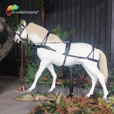 Ridable Simulated Running Horse Animatronic Animatronic Animals Realistic for Amusement Exhibition