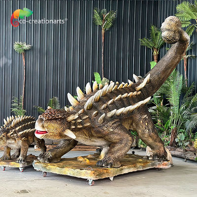 خرید سایز زندگی Animatronic Ankylosaurus شبیه سازی دایناسورها برای جذب ژوراسیک online manufacture