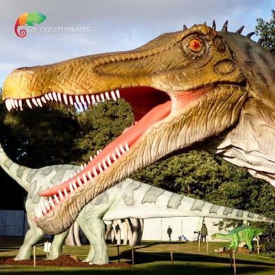 قیمت خوب Playground Infrared sensor Life Size Animatronic Dinosaurs Realistic Spinosaurus 12m آنلاین