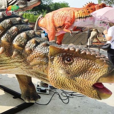 قیمت خوب نمایشگاه دایناسور مصنوعی Ankylosaurus CE 5M انیمیشن Ankylosaurus For Shopping Mall آنلاین