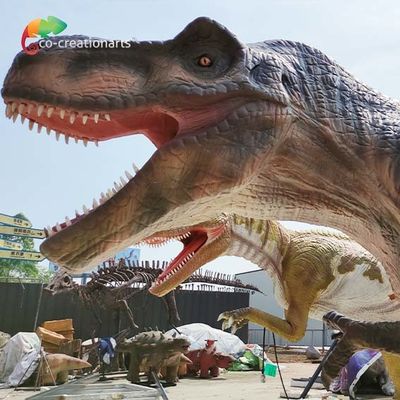 قیمت خوب 5M T Rex Jurassic Park Animatronic Theme Park Dinosaurs Corresponding sound آنلاین