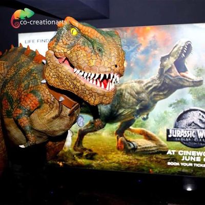 قیمت خوب سفارشی سازی لباس 4.5 متری انیمیشن T Rex با نور LED آنلاین