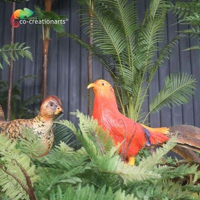 قیمت خوب حرکت واقعی حیوانات Animatronic اندازه سفارشی قرقاول طلایی آنلاین