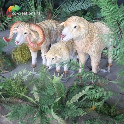 قیمت خوب Blue 110v Animatronic Sheep شبیه سازی شده حیوانات برای نمایشگاه حیوانات آنلاین